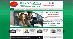 Desktop Screenshot of biloxiusedcars.com