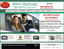 Tablet Screenshot of biloxiusedcars.com